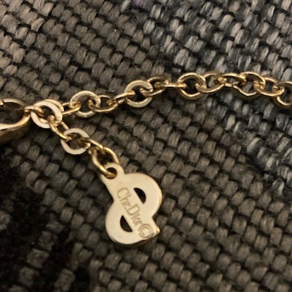 CHRISTIAN DIOR RARE Gold Leaf Collar Necklace - Picture 2 of 4